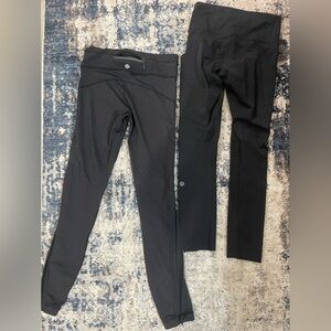 2 pair of Lululemon leggings size 2